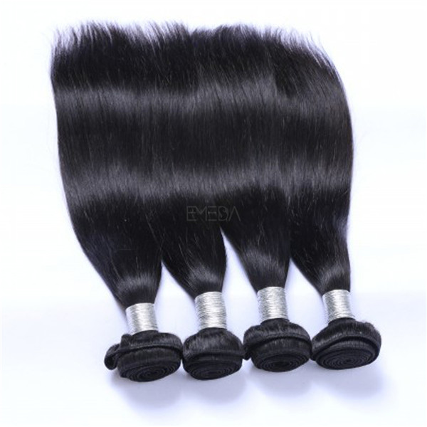 Malaysian Human Hair Bundles With Closure Good Quality Hair  LM040